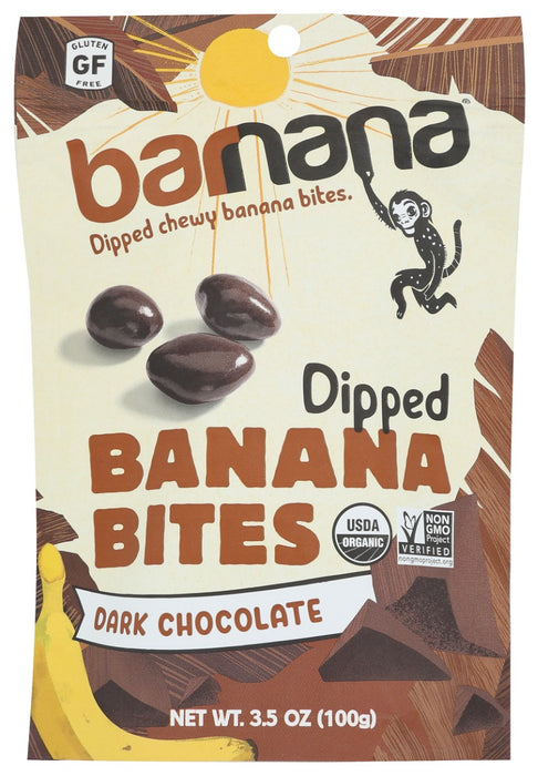 Covered in Fair Trade 54% Cacao Dark Chocolate, these bites make a pure match of two smooth flavors.