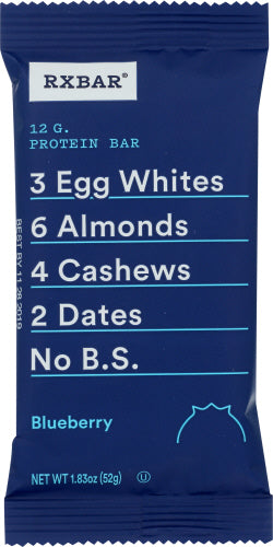 Soft and chewy with nutrition-rich nuts for added texture, this bar's all-natural blueberry flavor bursts through with every bite. Made with pure egg white protein and real fruit, our Blueberry bar is perfect on-the-go, pre- or-post workout, or for a quick breakfast.