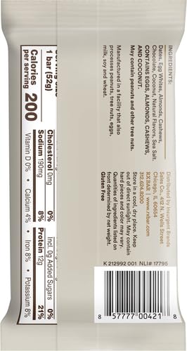 RXBAR: Bar Protein Coconut Chocolate, 1.8 oz