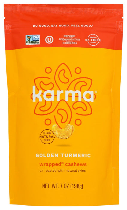 KARMA: Golden Turmeric Cashews, 7 oz