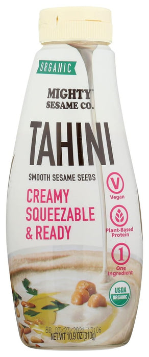 MIGHTY SESAME CO: Fine Sesame Paste Tahini Organic, 10.9 oz