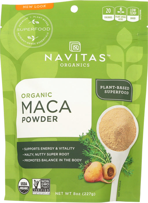 NAVITAS ORGANICS: Organic Raw Maca Powder, 8 oz