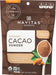 Cacao Powder
Cacao is a top source of antioxidants, and it contains an abundance of magnesium and iron. To make our cacao powder, the finest cacao beans are milled at low temperature to protect the nutrients and flavor. Our cacao powder is a healthy alternative to conventional over-processed &ldquo;cocoa&rdquo; used for baking, hot chocolate, desserts and smoothies. 