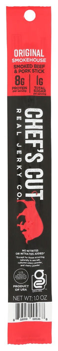 CHEFS CUT: Beef & Pork Snack Stick Original Smokehouse, 1 oz