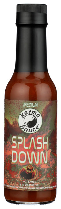 KARMA SAUCE: Splash Down Medium Hot Sauce, 5 fo