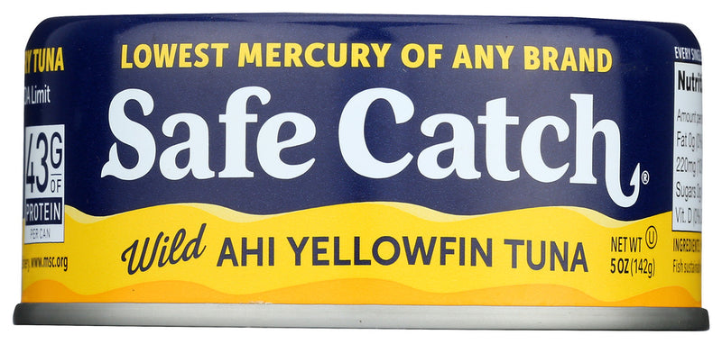 SAFECATCH: Ahi Wild Yellowfin Tuna, 5 oz