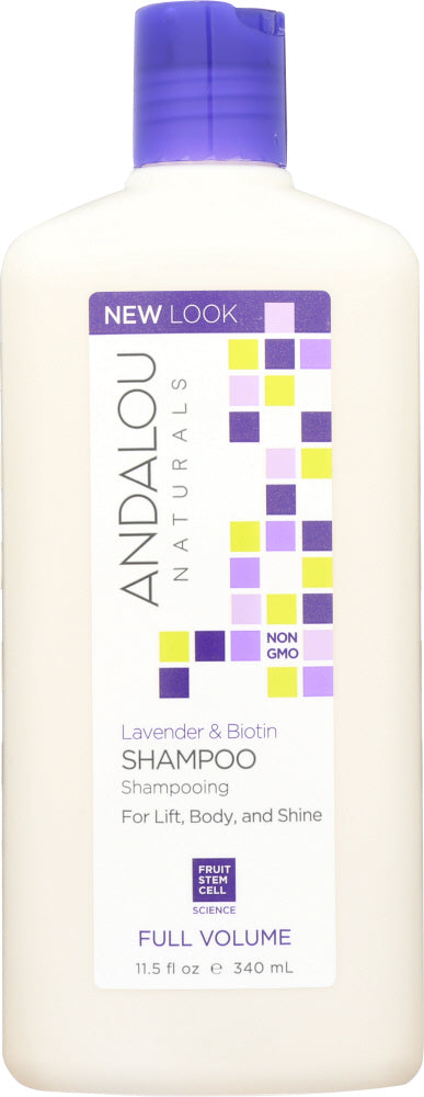 Lavender gently refreshes, stimulating follicles and circulation. Biotin B-complex infuses essential protein for thicker, fuller strands, improved strength, texture and manageability for maximum volume and silky sheen. Fruit Stem Cell Science improves hair follicle longevity and vitality for healthy hair from root to tip.

Non GMO
Cruelty-Free
Gluten-Free
Vegan
100% Sulfate Free and Color Safe
Benefits medium and fine hair
