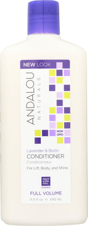 Lavender gently refreshes, stimulating follicles and circulation. Biotin B-complex infuses essential protein for thicker, fuller strands, improved strength, texture, and manageability for maximum volume and silky shine. Fruit Stem Cell Science improves hair follicle longevity and vitality for healthy hair from root to tip. Benefits medium and fine hair.

Non GMO
Cruelty-Free
Gluten-Free
Vegan