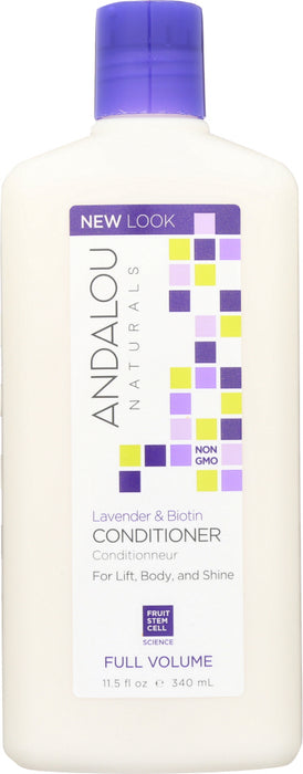 Lavender gently refreshes, stimulating follicles and circulation. Biotin B-complex infuses essential protein for thicker, fuller strands, improved strength, texture, and manageability for maximum volume and silky shine. Fruit Stem Cell Science improves hair follicle longevity and vitality for healthy hair from root to tip. Benefits medium and fine hair.

Non GMO
Cruelty-Free
Gluten-Free
Vegan
