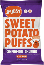 SPUDSY: Puff Sweet Potato Cinnamon Churro, 4 oz
