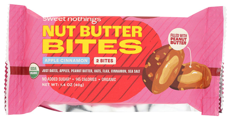 SWEET NOTHINGS: Apple Cinnamon Peanut Butter Bar, 1.4 oz