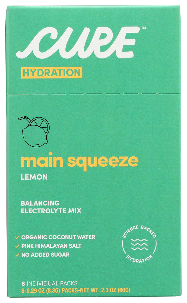 CURE: Hydration Powder Lemon, 2.3 oz - No Brand For Less