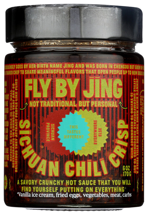 FLY BY JING: Crisp Sichuan Chili, 6 OZ - No Brand For Less