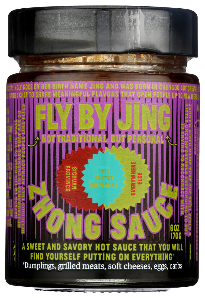 FLY BY JING: Sauce Zhong, 6 OZ - No Brand For Less