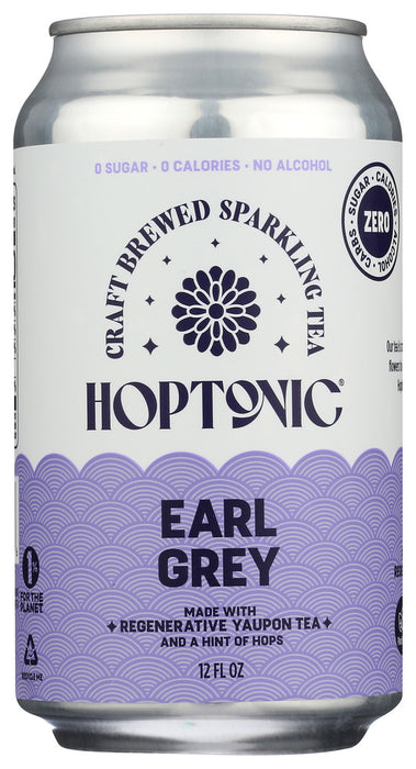 HOPTONIC: Earl Grey RTD Black Tea, 12 fo