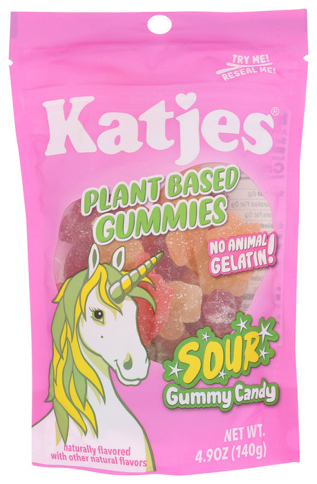 KATJES: Plant Based Sour Gummies, 4.9 oz