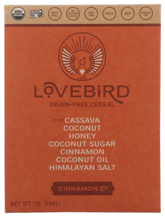 LOVEBIRD: Cereal Grain Free Cinnamo, 7 OZ