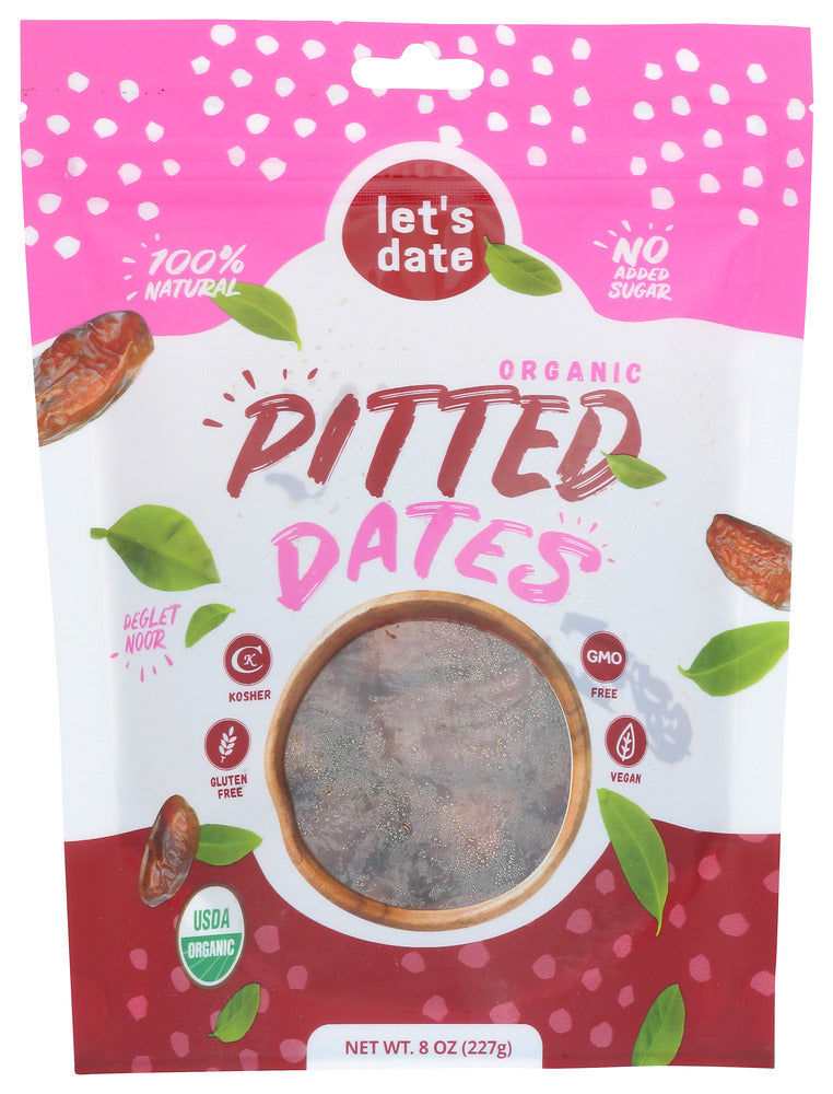 LETS DATE: Pitted Dates, 8 oz