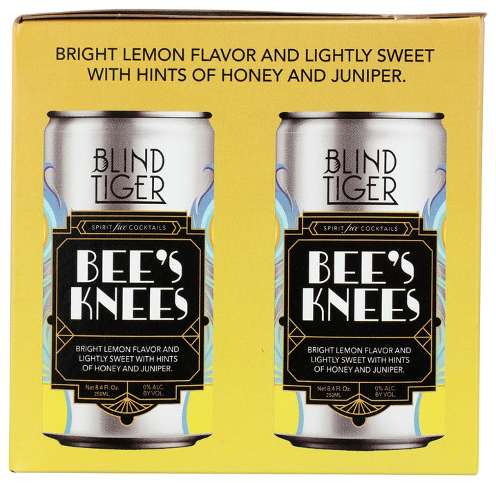 BLIND TIGER: Bright Lemon And Rich Honey Flavor 4 Cans, 33.6 oz