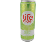 LIFE CIDER: Berry Pear Sparkling Apple Cider Vinegar Lemonade, 12 fo