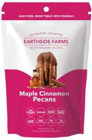 EARTHSIDE FARMS: Maple Cinnamon Pecans, 4 oz