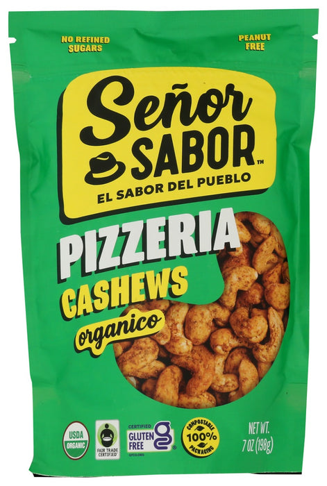 SENOR SABOR: Organic Pizzeria Cashews, 7 oz