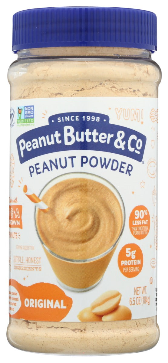 We've taken quality USA grown peanuts, roasted them, and pressed them to remove most of the fat. What remains is protein, fiber and delicious peanut buttery taste. With 6g of protein per serving, Mighty Nut Original powdered peanut butter is an easy and tasty way to add protein to any meal or snack. It can be rehydrated and used as a spread or dip, or as an ingredient in baking, cooking or smoothies.