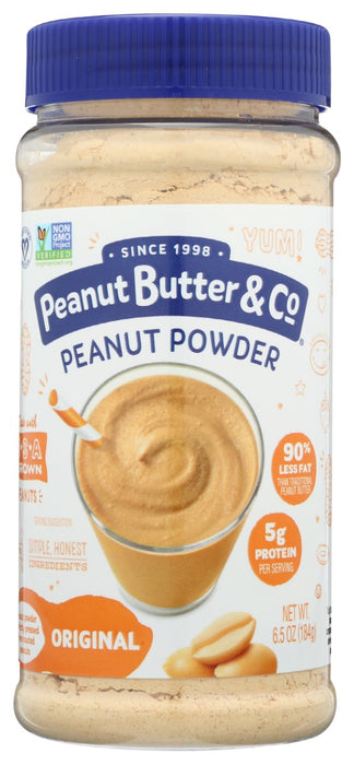 We've taken quality USA grown peanuts, roasted them, and pressed them to remove most of the fat. What remains is protein, fiber and delicious peanut buttery taste. With 6g of protein per serving, Mighty Nut Original powdered peanut butter is an easy and tasty way to add protein to any meal or snack. It can be rehydrated and used as a spread or dip, or as an ingredient in baking, cooking or smoothies.