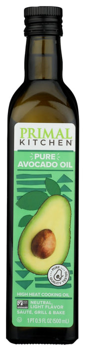 Meet your new must-have culinary companion! Rigorously tested for quality, this delicious Primal Kitchen Pure Avocado Oil has a high heat point that makes it ideal for grilling, broiling, air frying, baking, and more. The silky, buttery texture and neutral flavor of this versatile cooking oil let the taste of your meals shine through.