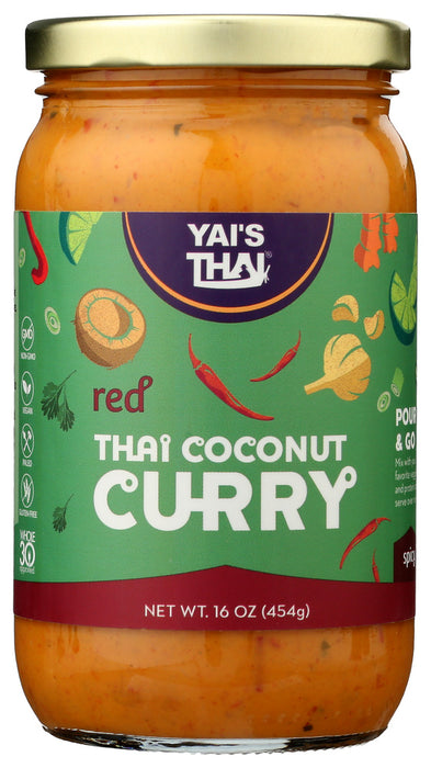 YAIS THAI: Thai Coconut Curry Red, 16 oz