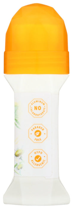 CRYSTAL BODY DEODORANT: Deodorant Roll On Chamomile And Green Tea, 2.25 oz