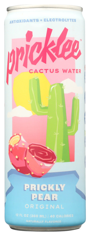 PRICKLEE: Prickly Pear Original Cactus Water, 12 fo
