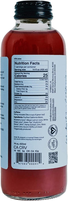VYBES: Blueberry Mint with Magnesium Beverage, 14 fo