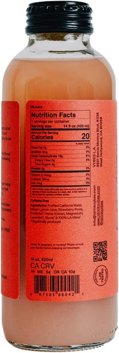 VYBES: Strawberry Lavender with Magnesium Beverage, 14 fo