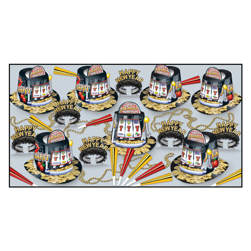 Jackpot New Year Asst for 50 by Beistle for New Years 50 Person Assortments