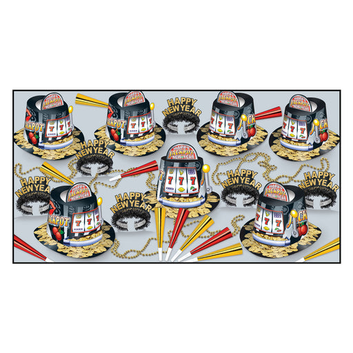Jackpot New Year Asst for 50 by Beistle for New Years 50 Person Assortments