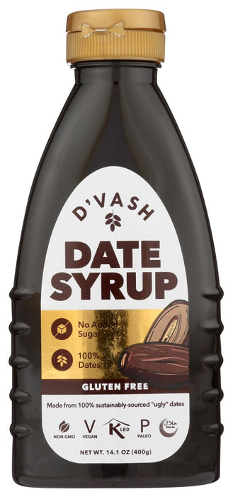 D'vash Date Syrup is made from 100% dates and is a delicious superfood that dates back thousands of years to the ancient Middle East. D'vash is vegan, non-GMO, paleo and contains less sugar than honey, agave nectar, and maple syrup!