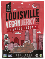 LOUISVILLE VEGAN JERKY: Maple Bacon, 3 oz