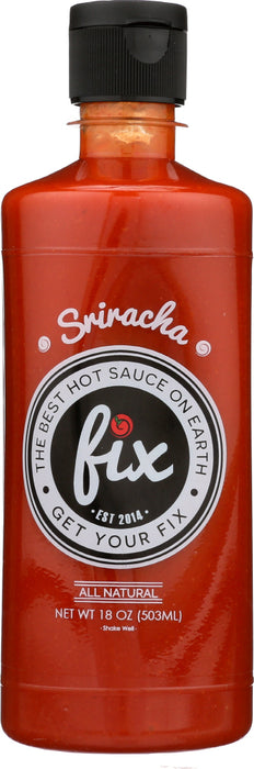 FIX HOT SAUCE: Sauce Hot Sriracha, 17 oz