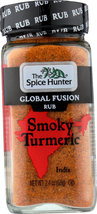 SPICE HUNTER: Global Fusion Rub Smokey Turmeric, 2.4 oz