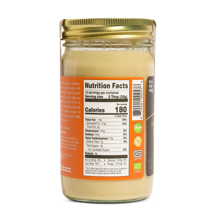 ARTISANA: Raw Cashew Nut Butter, 14 Oz