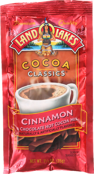 LAND O LAKES: Cinnamon and Chocolate Cocoa Mix, 1.25 oz