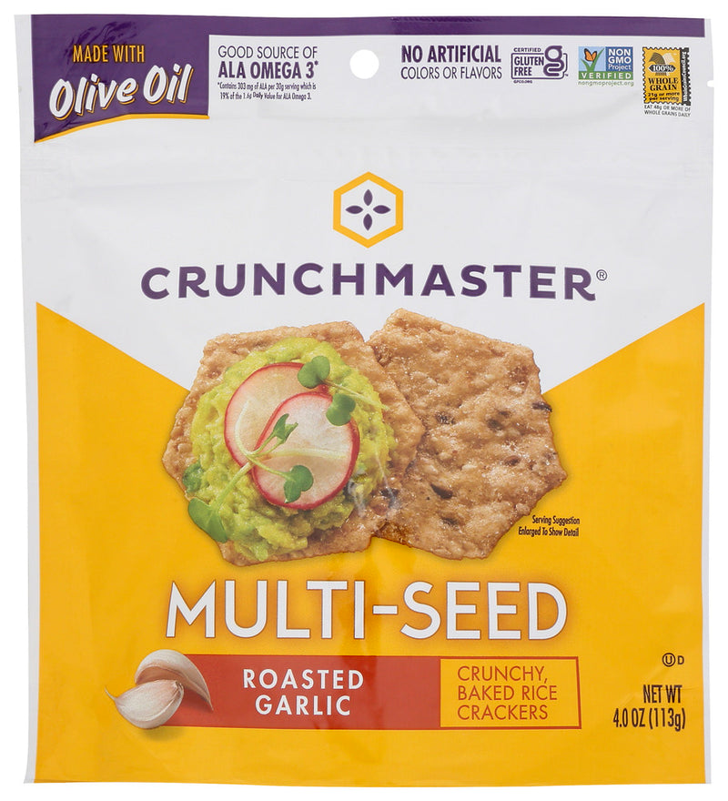 CRUNCHMASTER: Cracker Mltiseed Rstd Grl, 4 oz - No Brand For Less