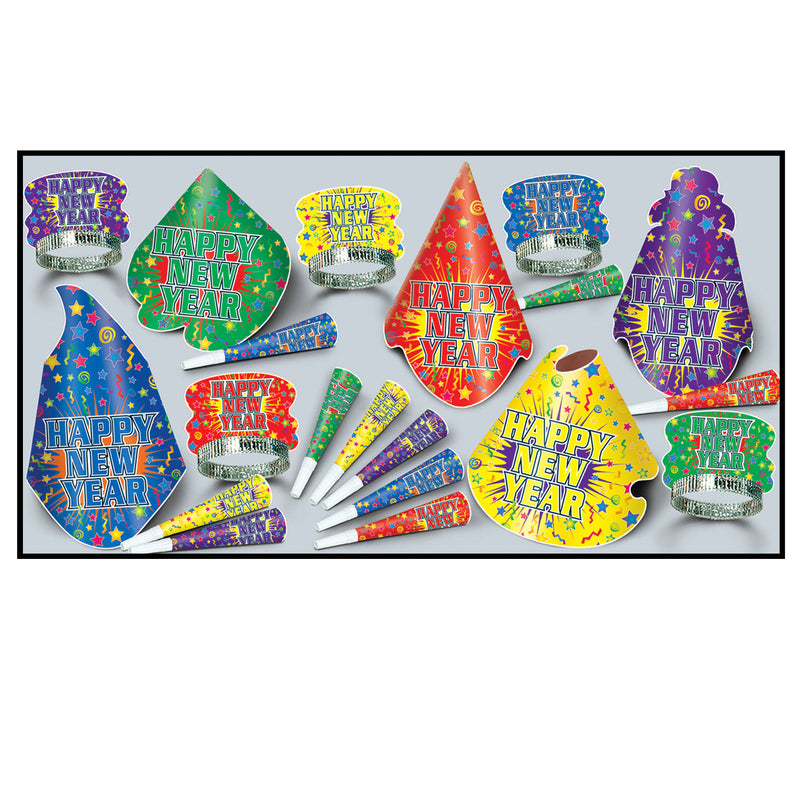 Jamboree Asst for 50 by Beistle for New Years 50 Person Assortments