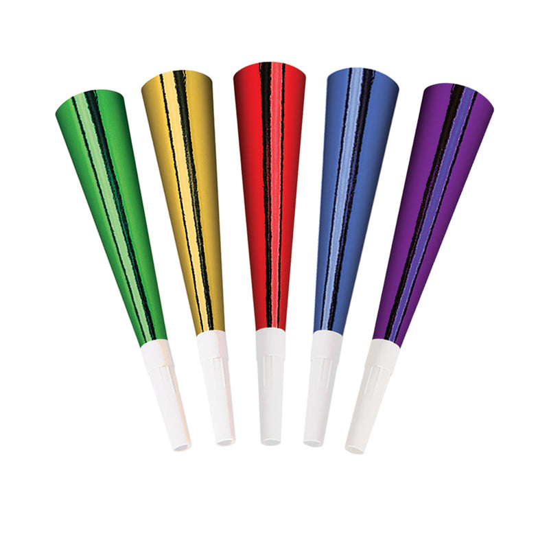 Pkgd Foil Horns – 9" – (15/Pkg)