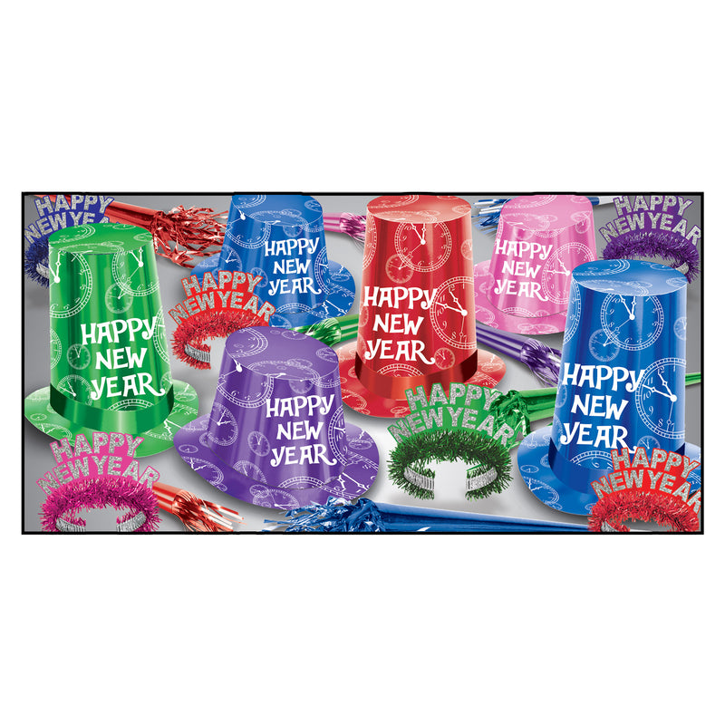 Super Hi-Hat Asst for 50 by Beistle for New Years 50 Person Assortments