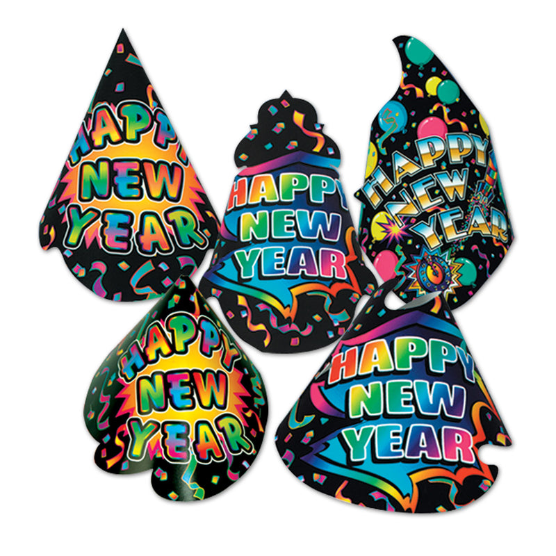 New Yorker Hat Assortment by Beistle for New Years Paper