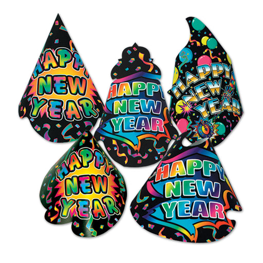 New Yorker Hat Assortment by Beistle for New Years Paper