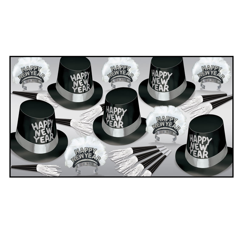 Tuxedo-Nite Asst for 10 by Beistle for New Years 10 Person Assortments