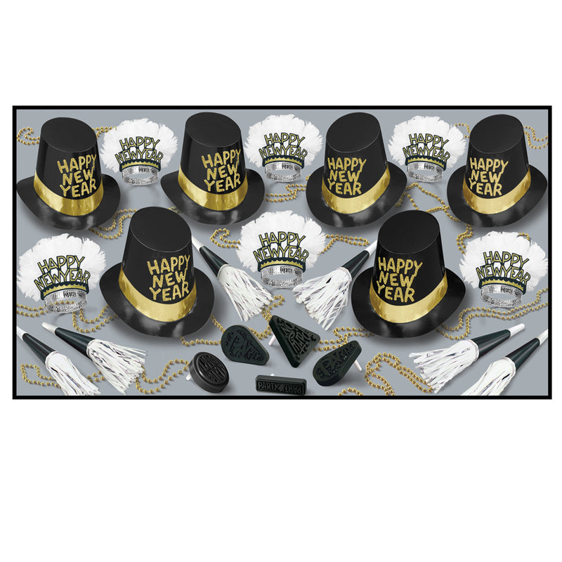 Midnite Hour Asst for 50 by Beistle for New Years 50 Person Assortments